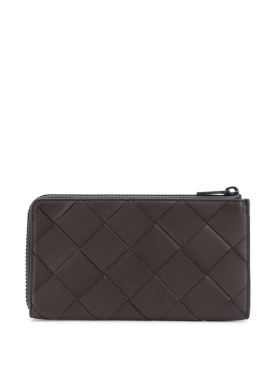 Bottega Veneta Intrecciato woven wallet outlook