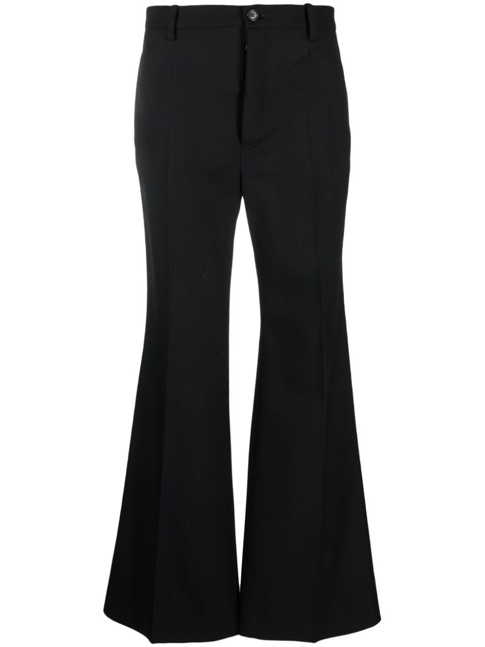 flared wool trousers - 1