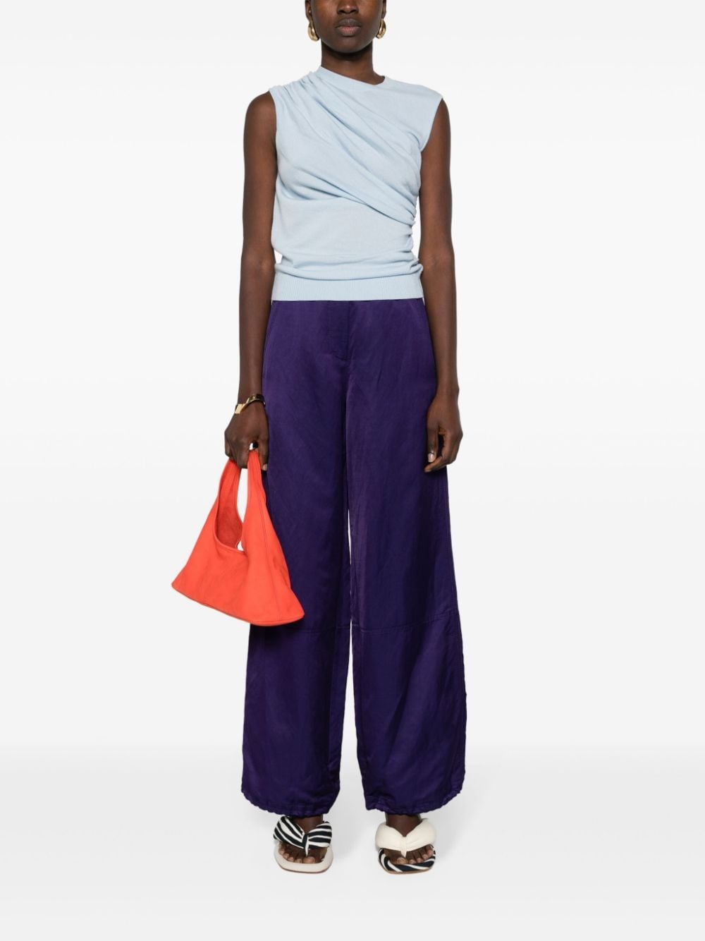 Slouchy Coolness straight-leg trousers - 2