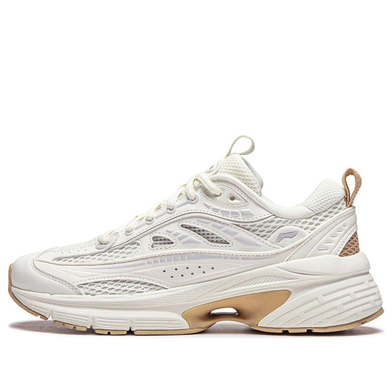 (WMNS) Li-Ning Starlit Lite 'White Khaki' AGCU052-3 - 1