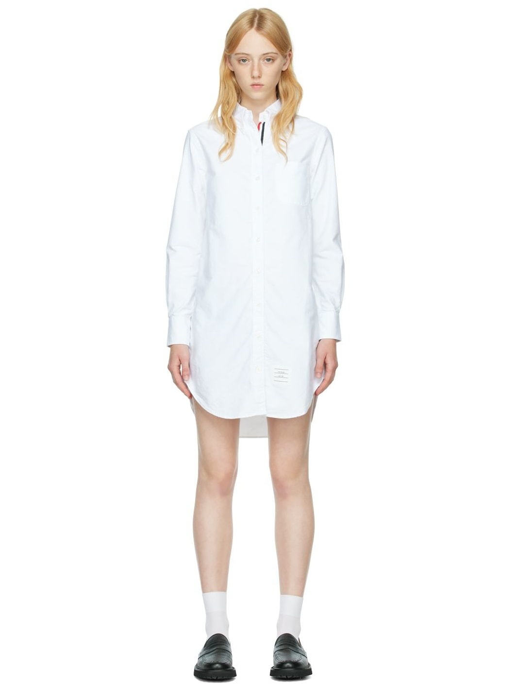 White Cotton Dress - 1