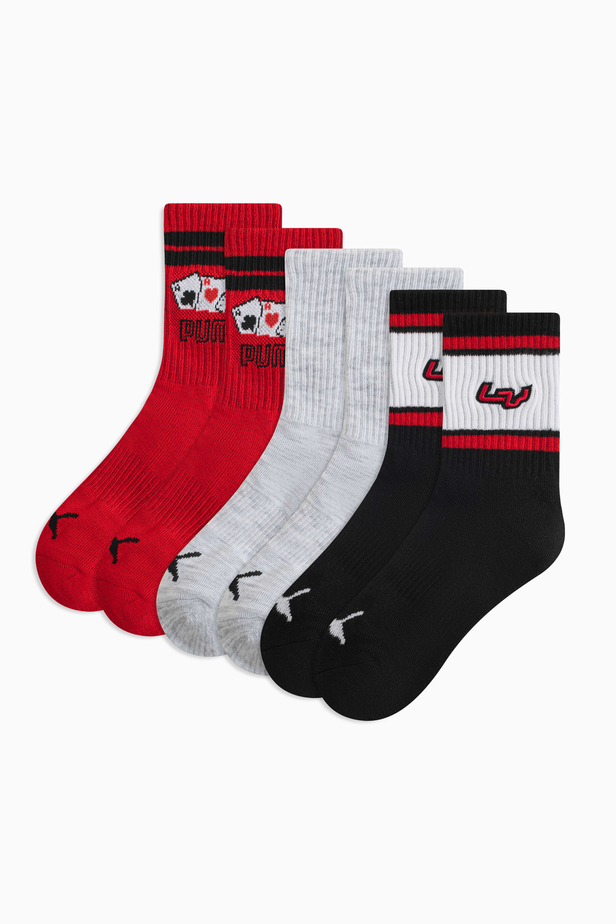 Las Vegas Women's Low Crew Socks (3-Pack) - 1