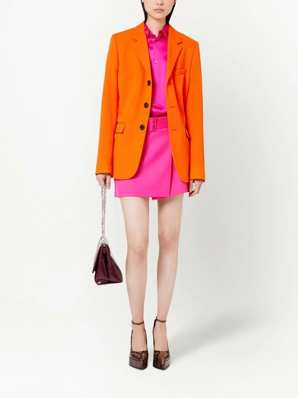 belted midi skirt - 2