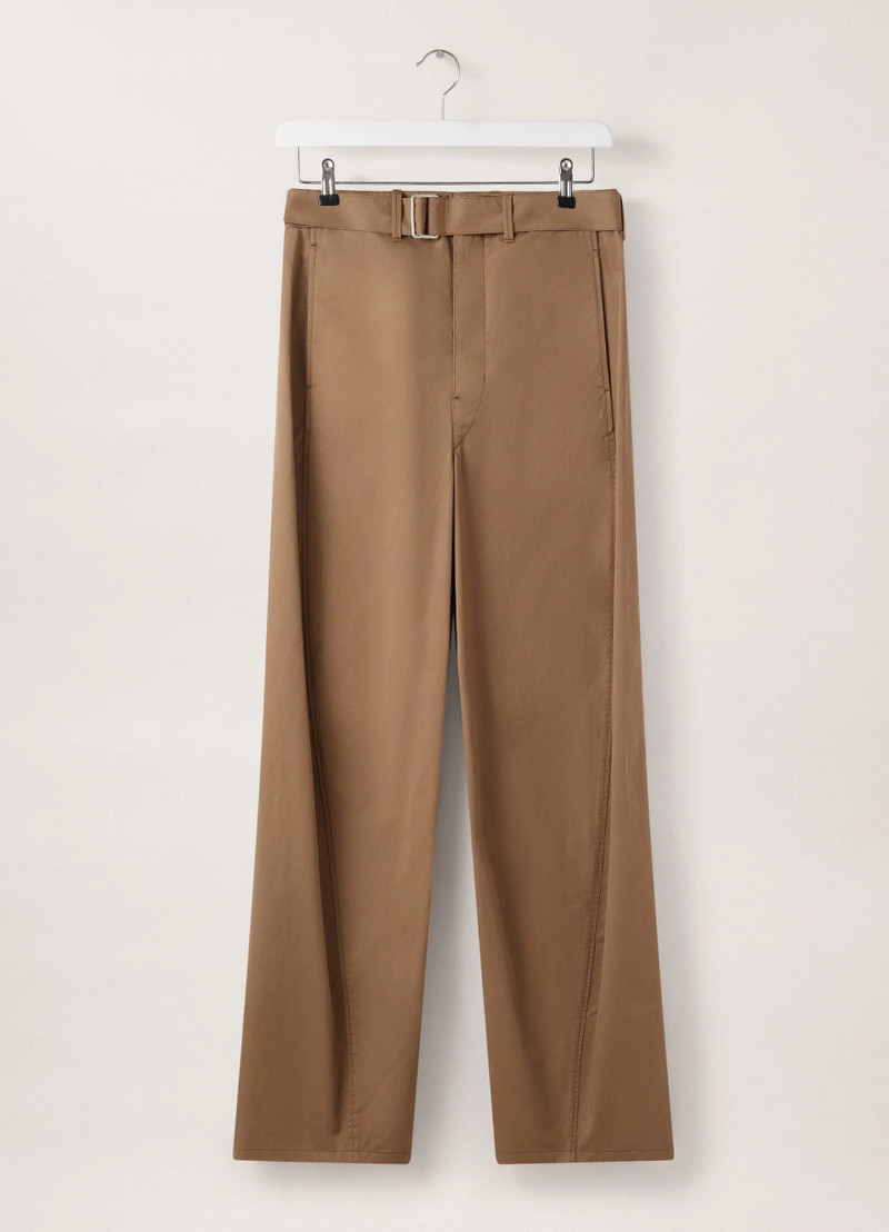 LIGHT BELTED TWISTED PANTS
COTTON TWILL 1