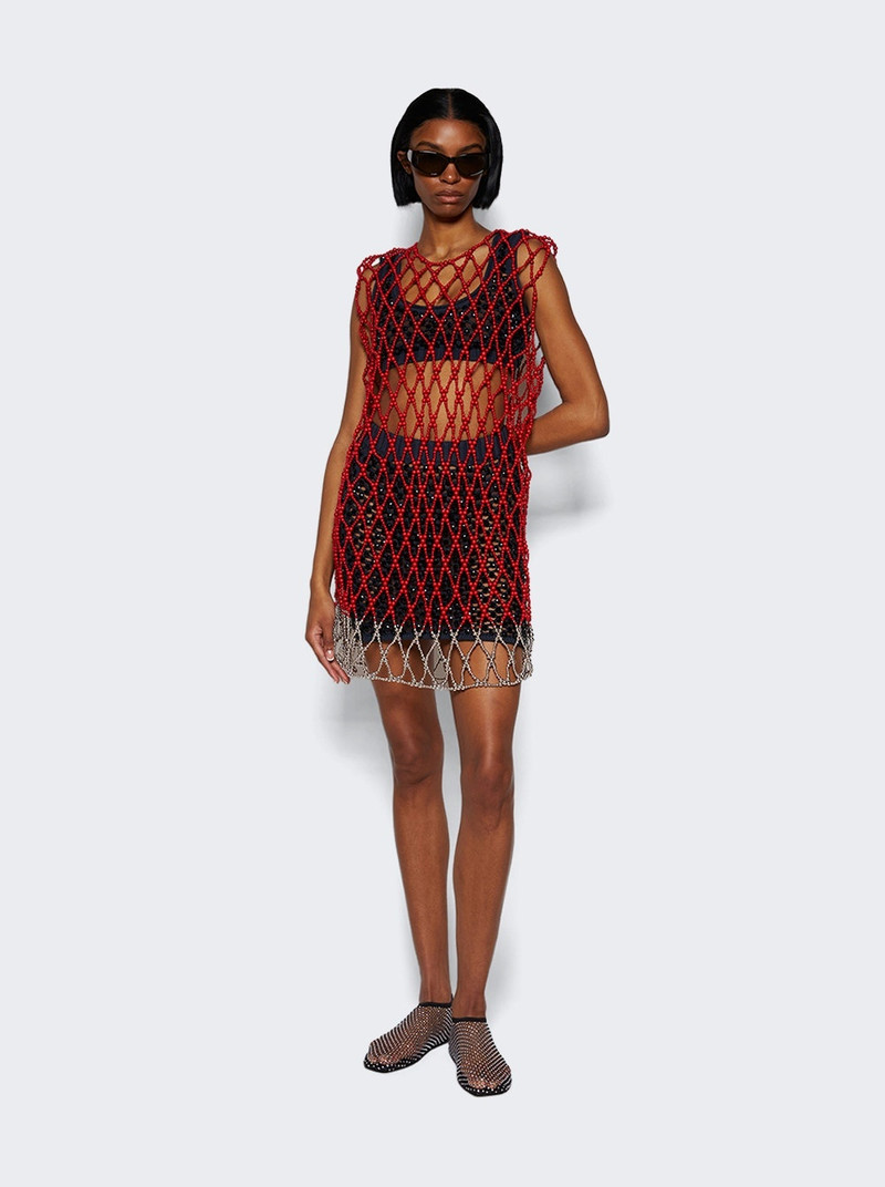 diotima Mini Skirt In Crystal Mesh Navy outlook