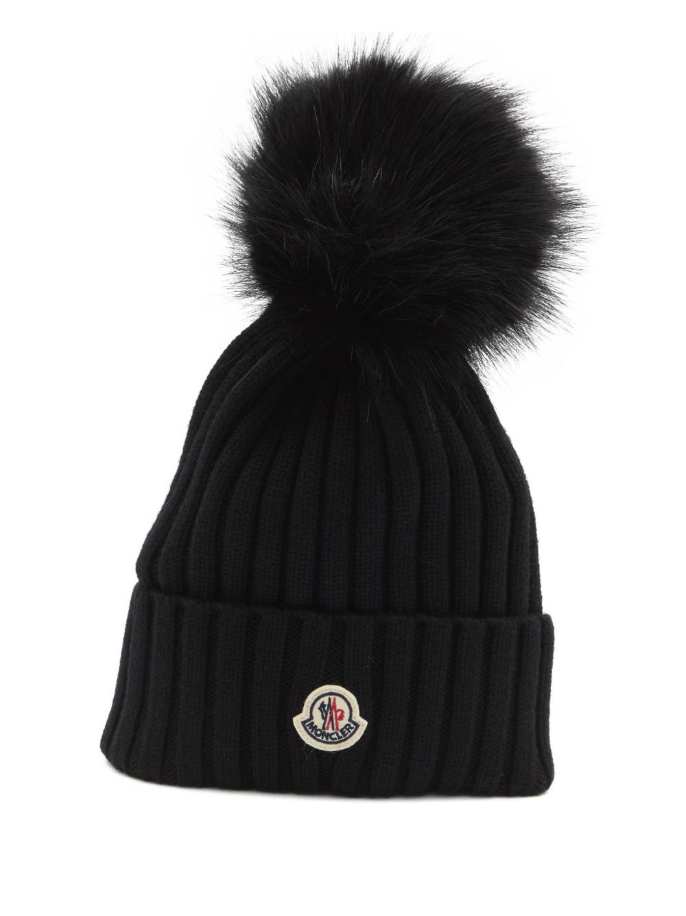 ribbed knit pom-pom beanie - 3