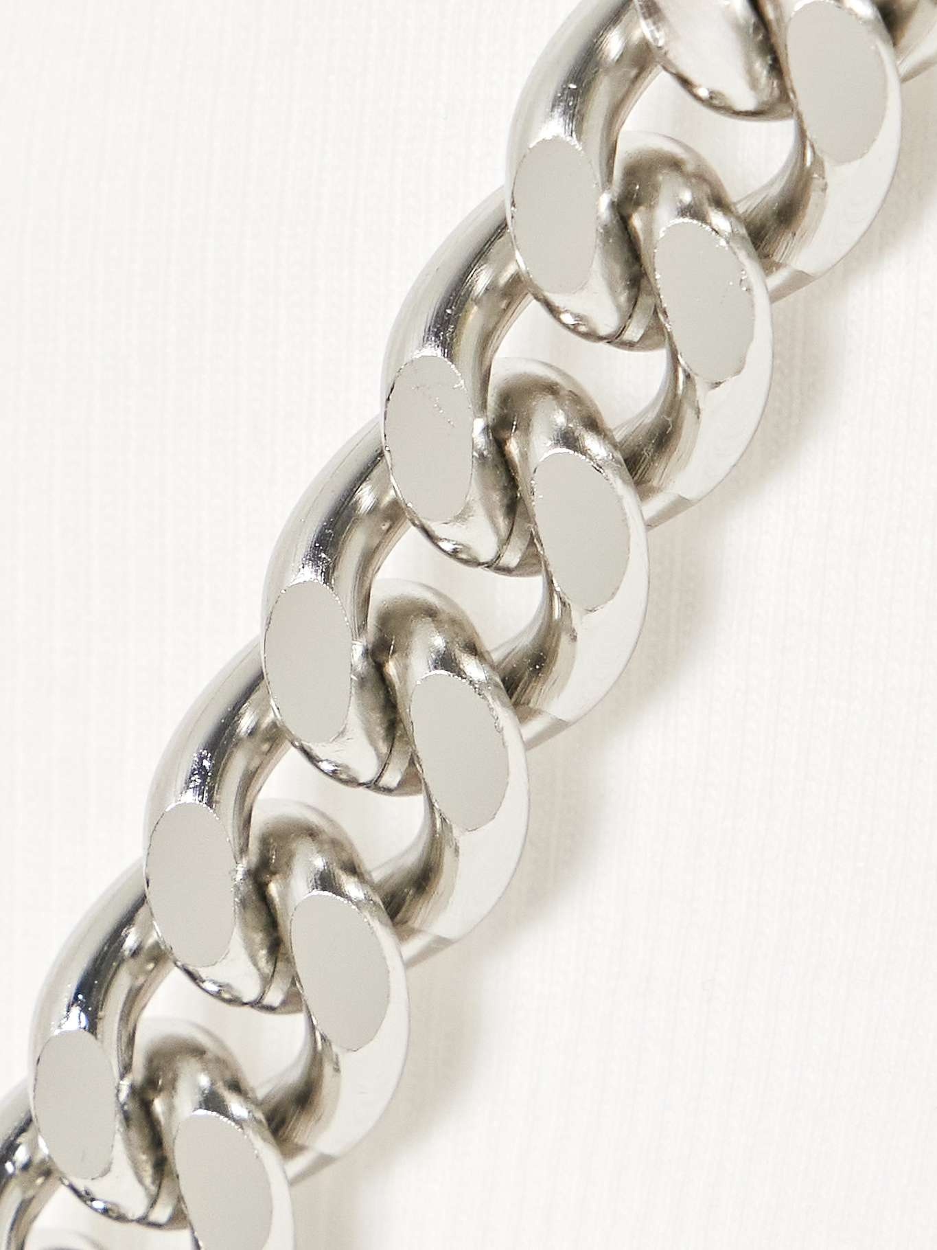 Chain-embellished ribbed cotton-blend jersey tank White - 4
