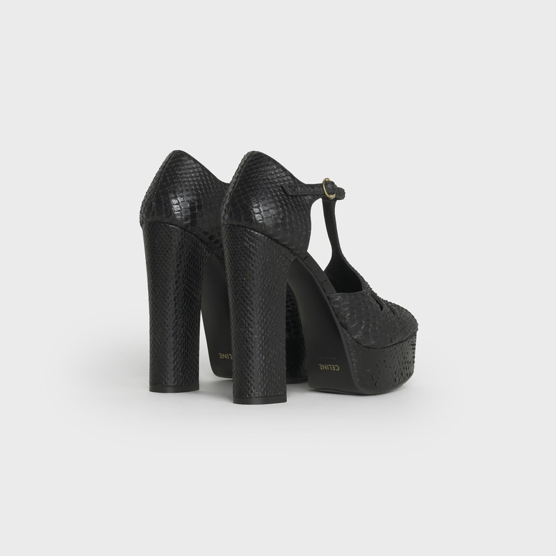 CELINE MELODY T-STRAP PUMP  IN  PYTHON 3