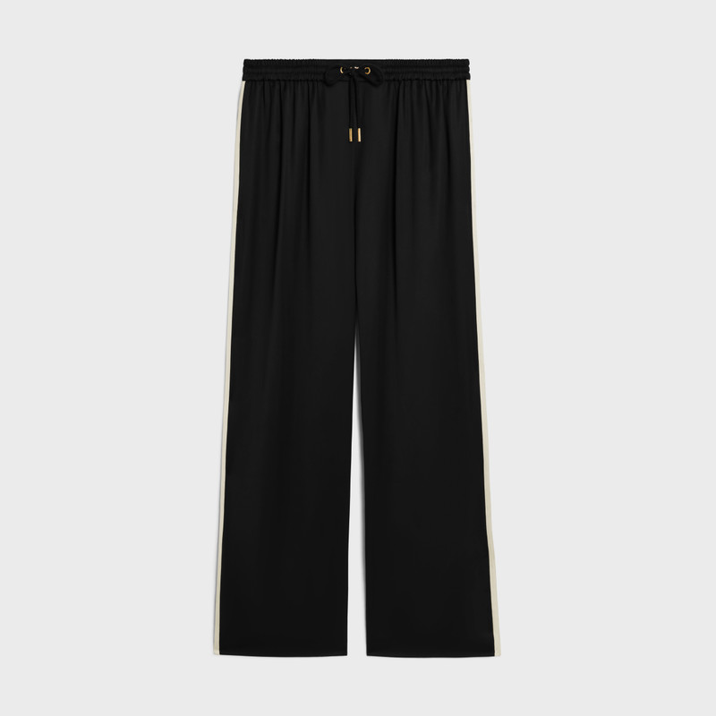 Triomphe track pants in satin 1