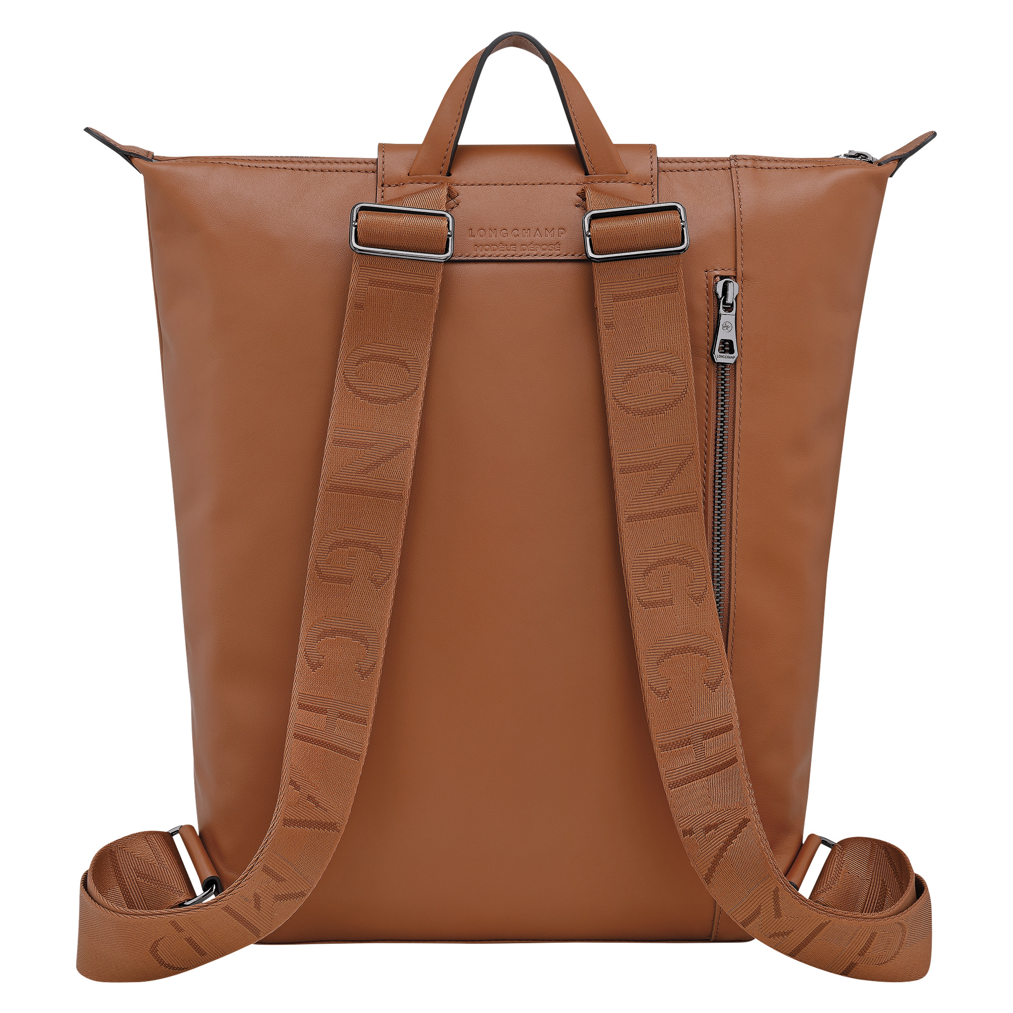 Le Pliage Xtra M Backpack Cognac - Leather - 4