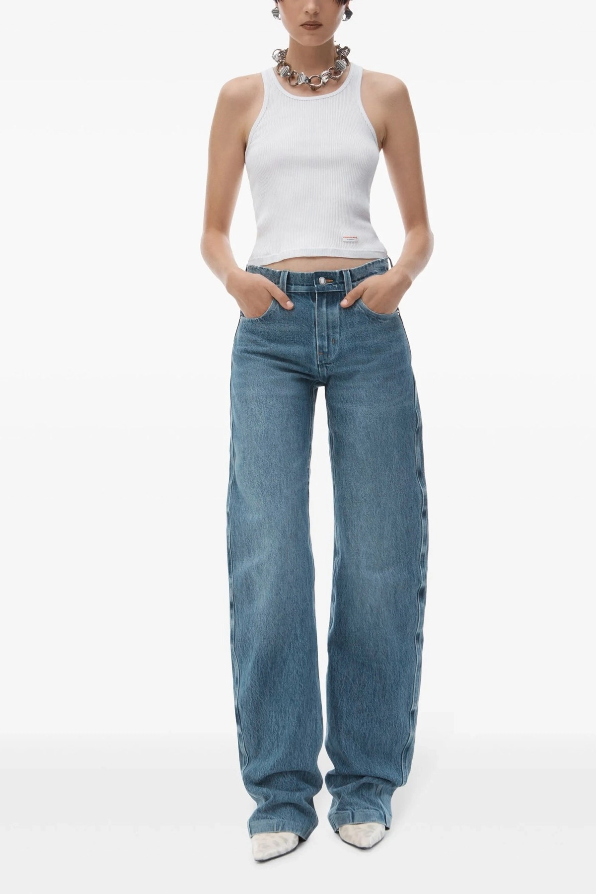 'low rise' jeans - 2