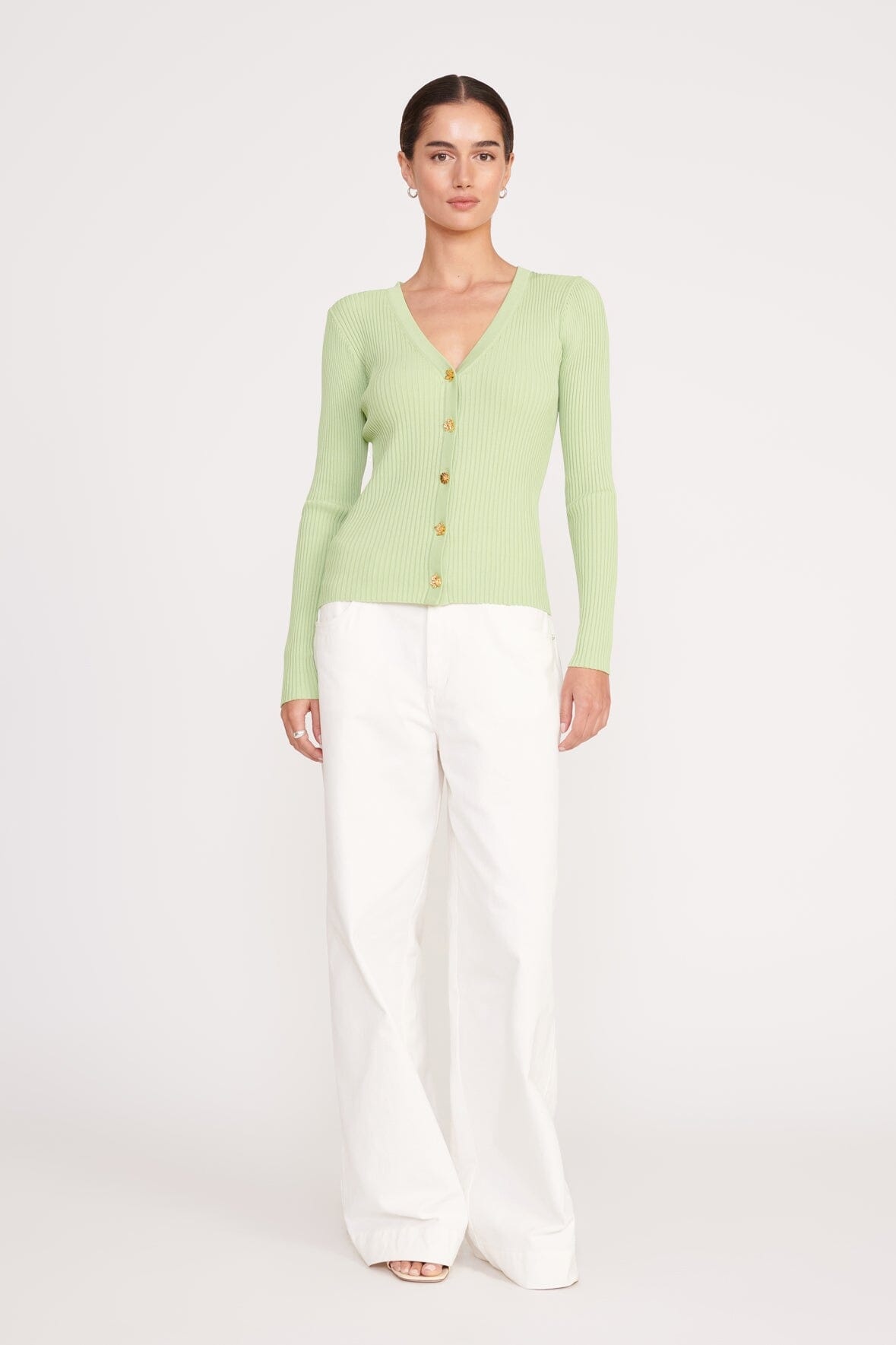 STAUD CARGO SWEATER MATCHA - 6