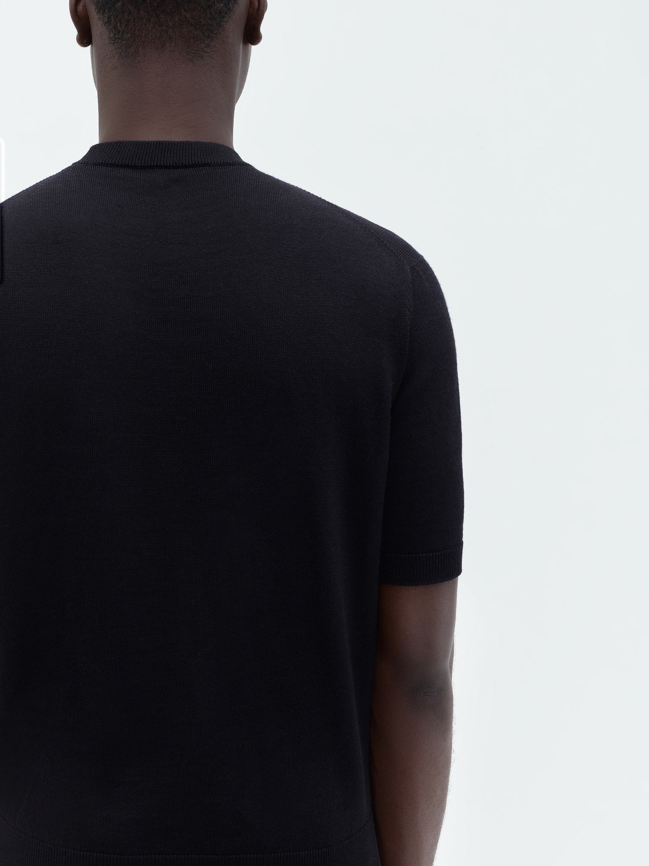 SHORT SLEEVE CREW- BLACK - 7