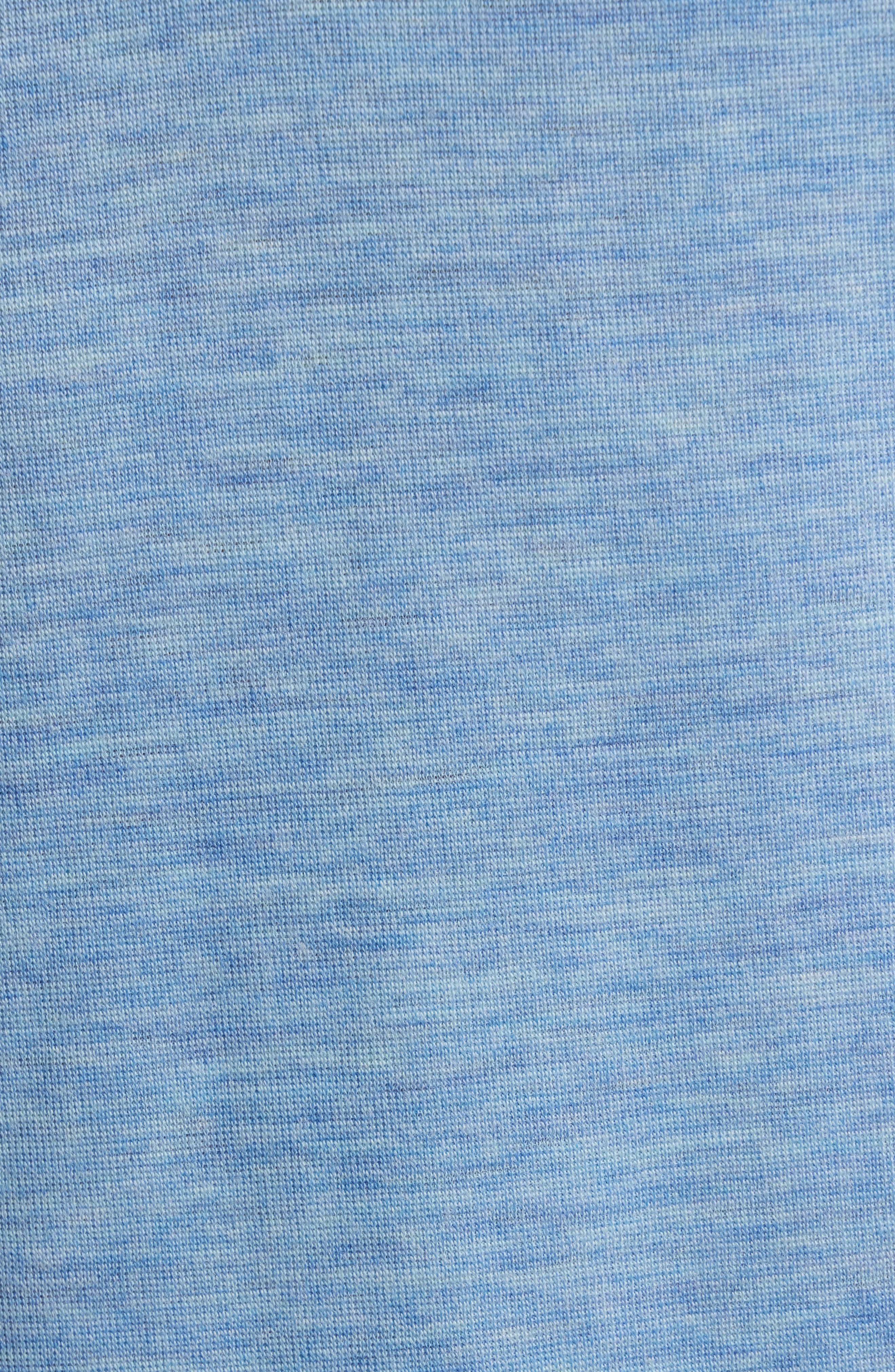 Thom Browne 4-Bar Virgin Wool Jersey Polo in Light Blue at Nordstrom - 6