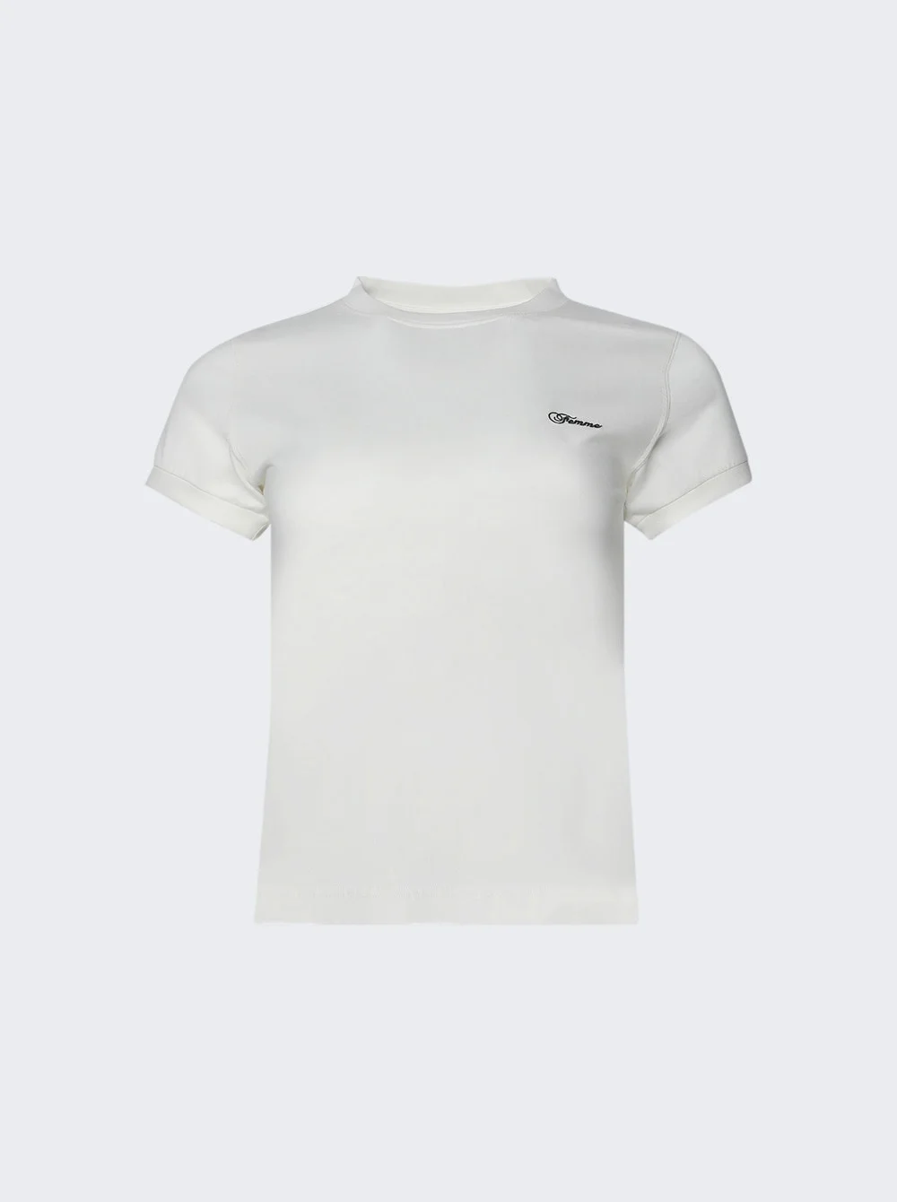 Femme Fitted Tee White - 1