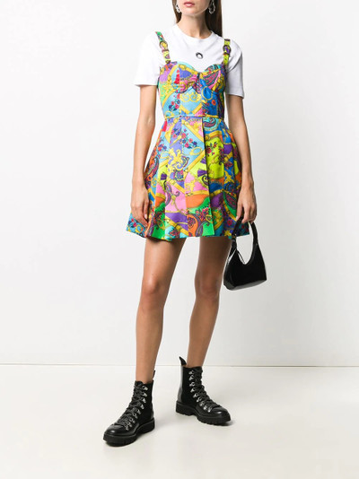 VERSACE JEANS COUTURE mix-print A-line mini skirt outlook