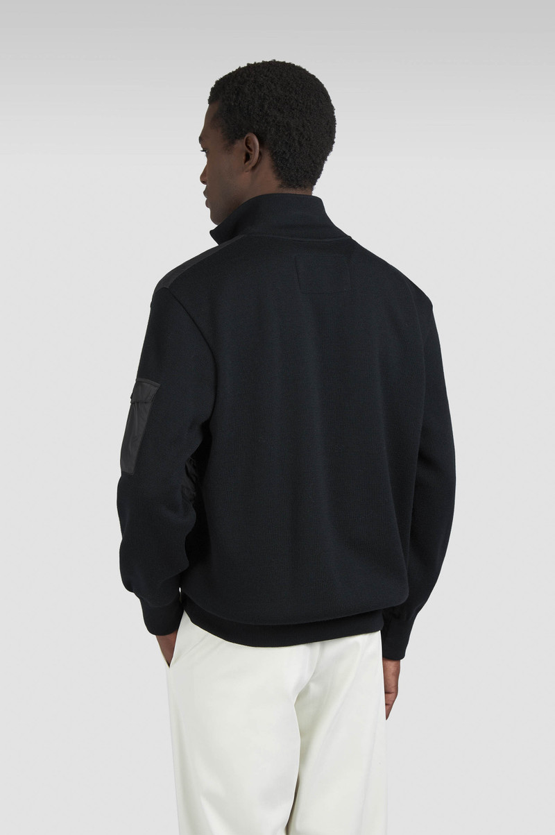 ULTRALIGHT HYBRID ZIP-UP SWEATER IN TECH WOOL 3