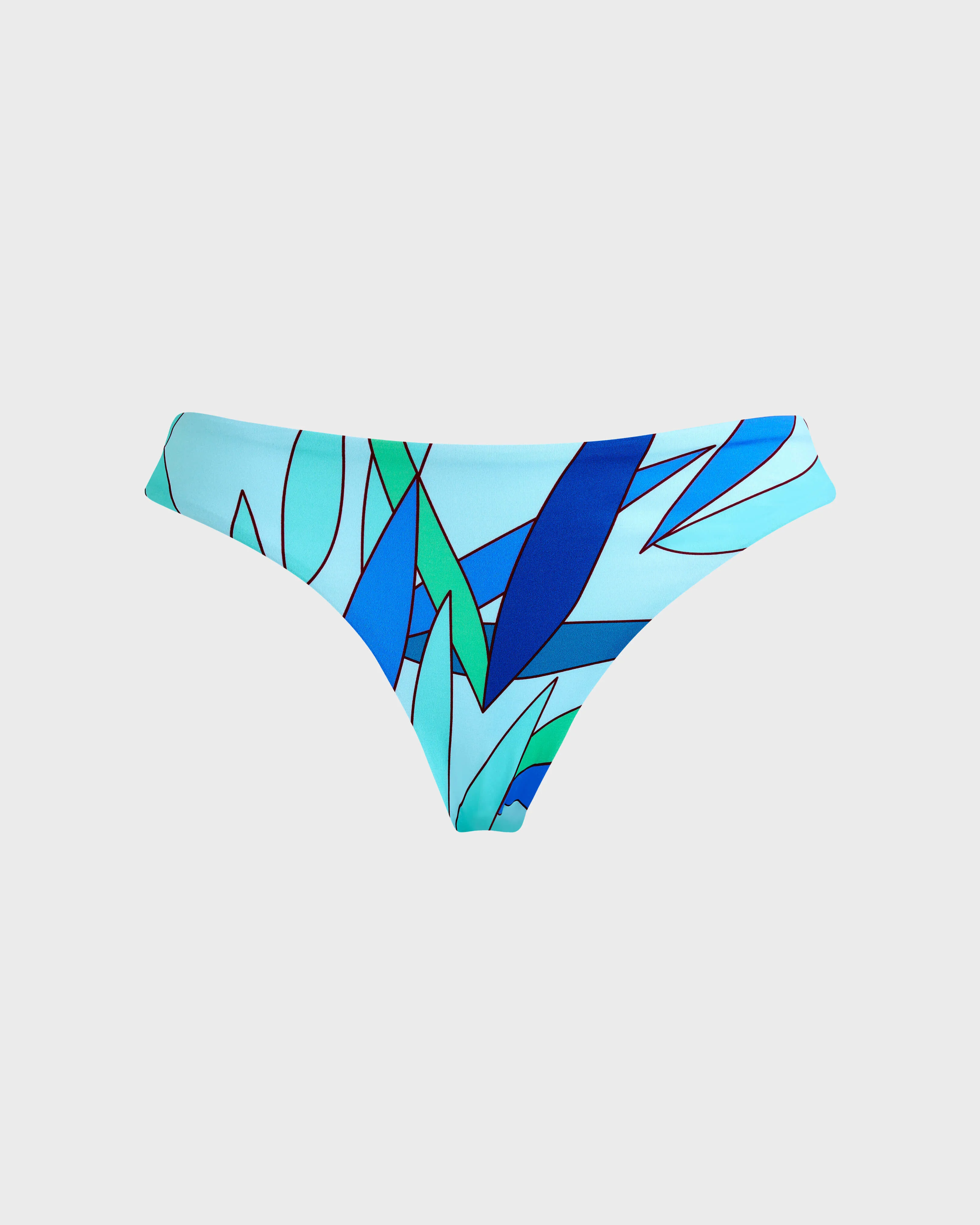 Women Midi Brief Bikini Bottom Madrague - 1