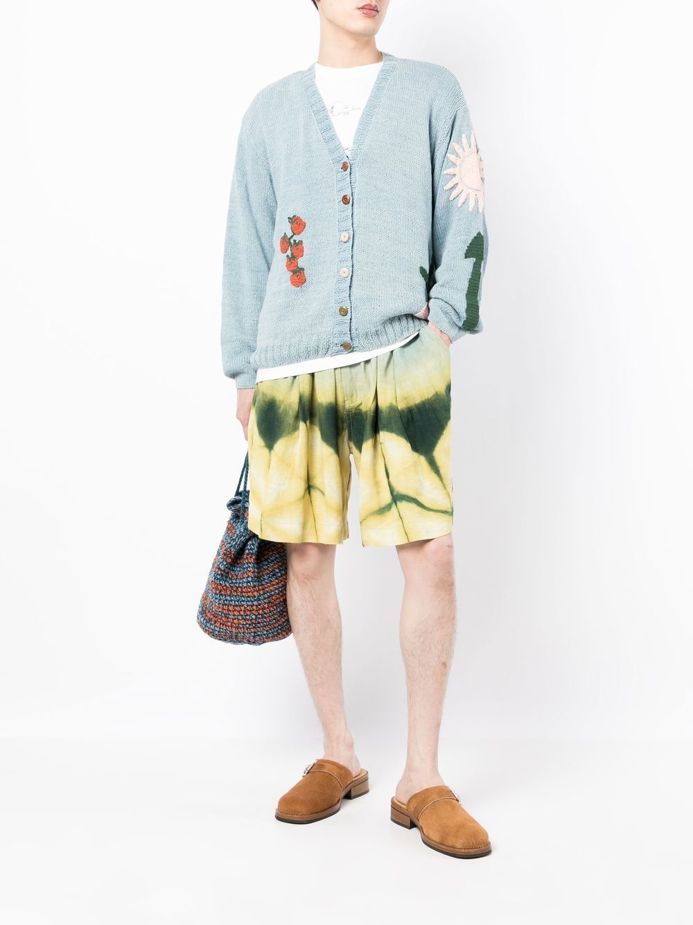 Bridge tie-dye Bermuda shorts - 2