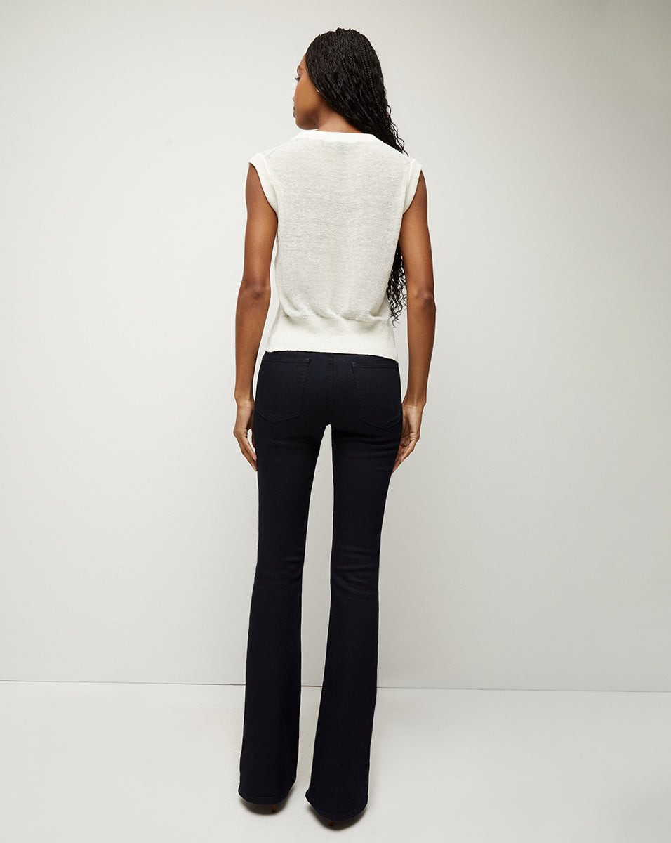 KELLEN TWIST-FRONT SWEATER - 5