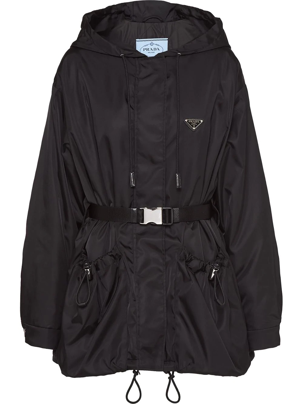 buckle-detail raincoat - 1