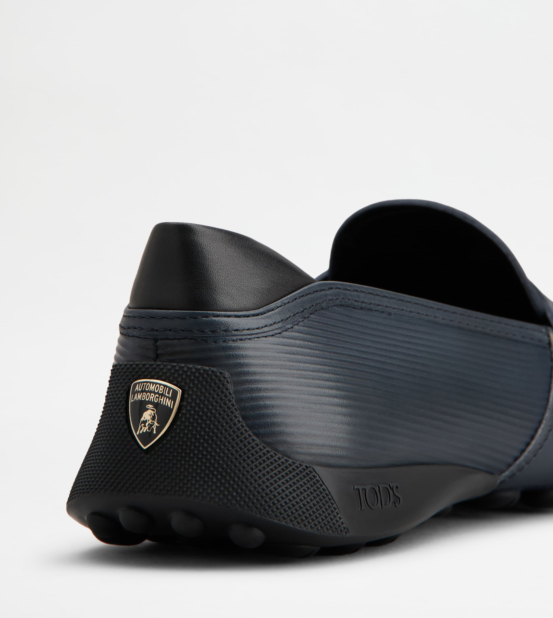 LOAFERS IN LEATHER - BLUE, BLACK - 5