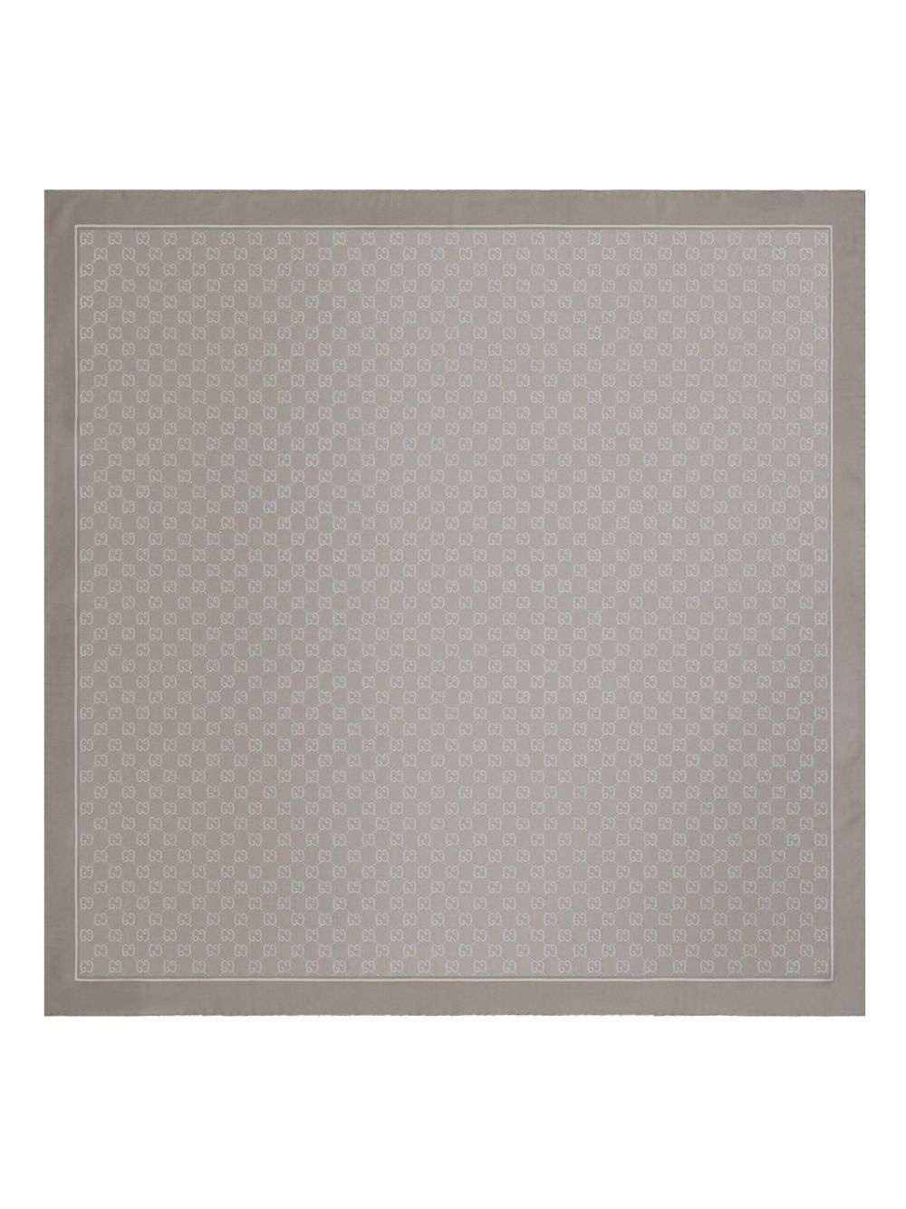 GG monogram print scarf - 1