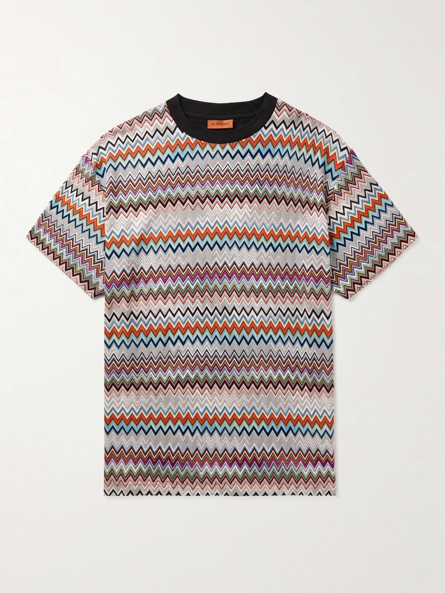 Striped Cotton-Blend T-Shirt - 1
