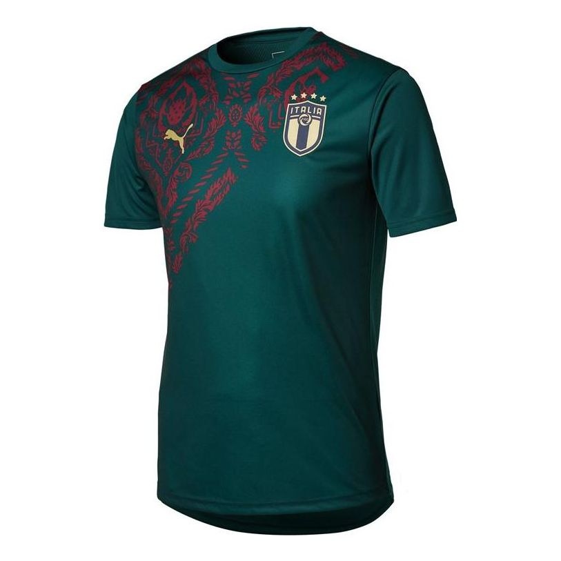 PUMA Italy Training T-Shirt Stadium Euro 2020 'Green' 757341-10 - 1