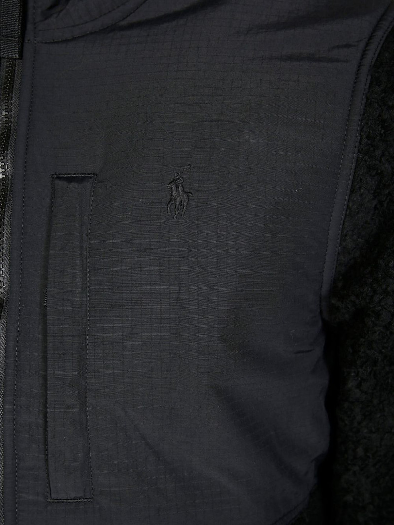 zip-up long-sleeves pile jacket 3