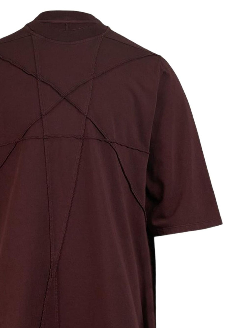 Rick Owens DRKSHDW stitched-details T-shirt outlook
