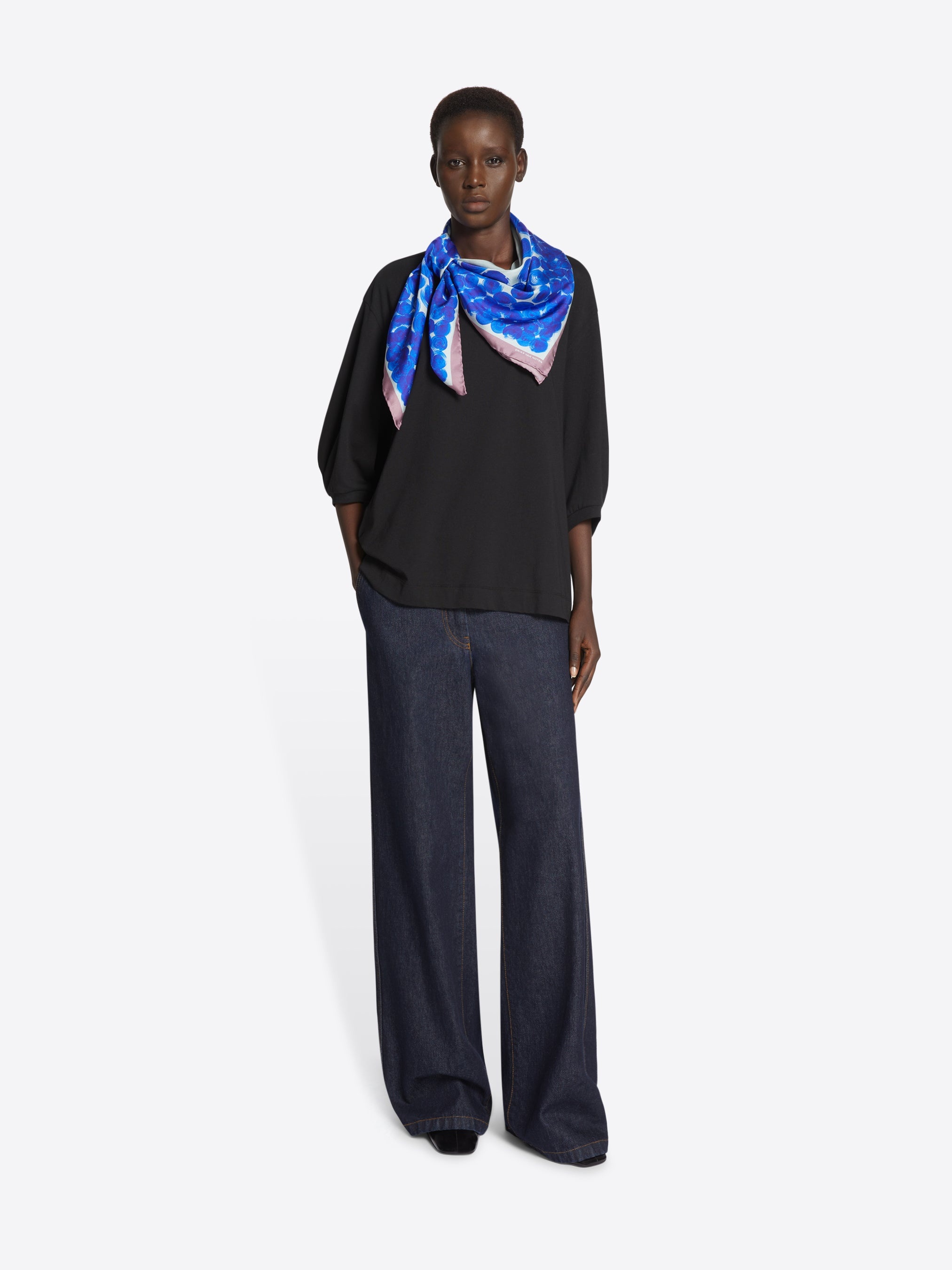 SILK SQUARE SCARF - 4