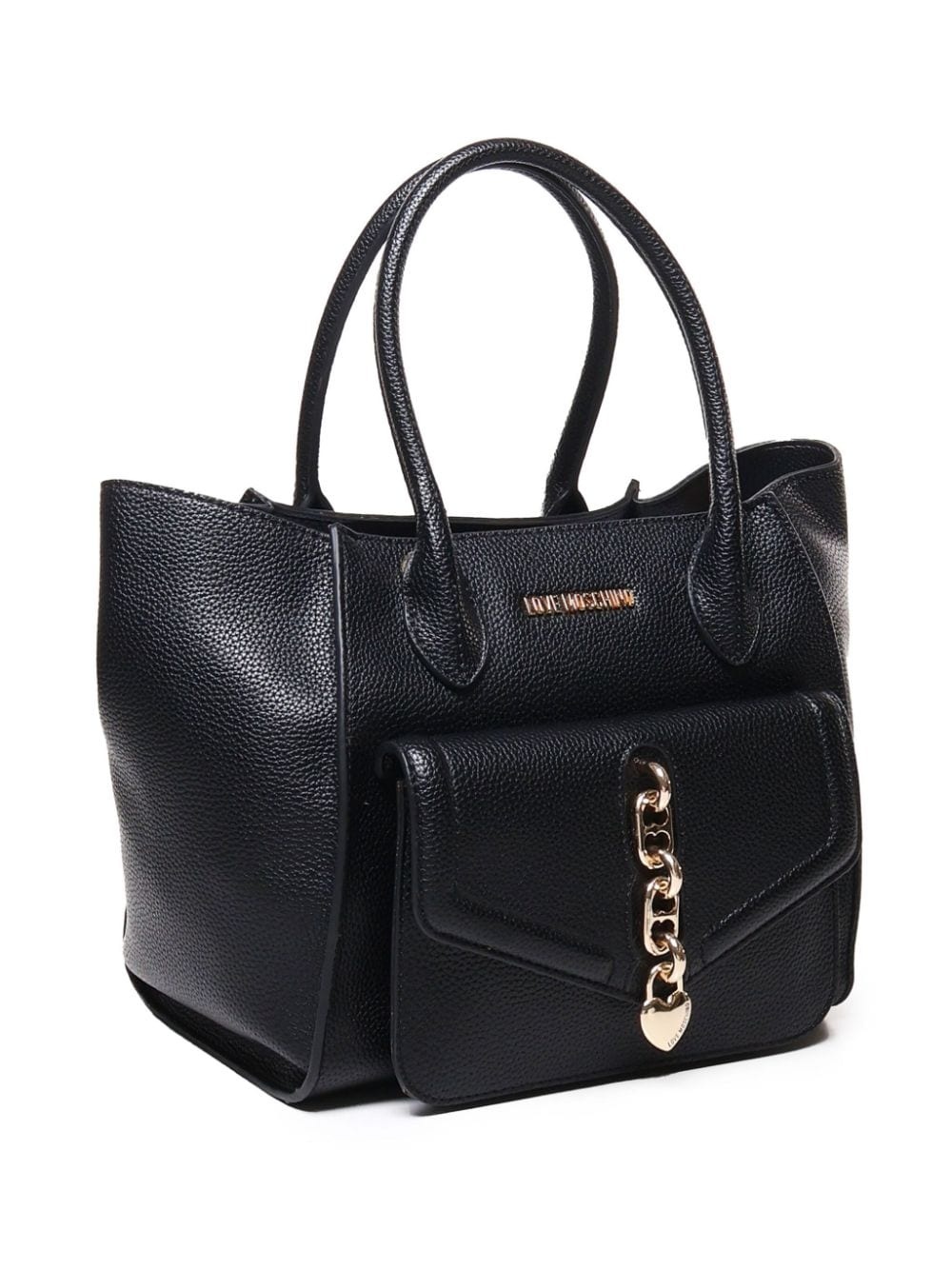 leather tote bag - 3