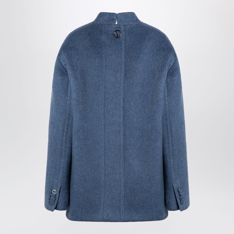 Gucci Wool Blend Mélange Aviator Jacket Women - 2