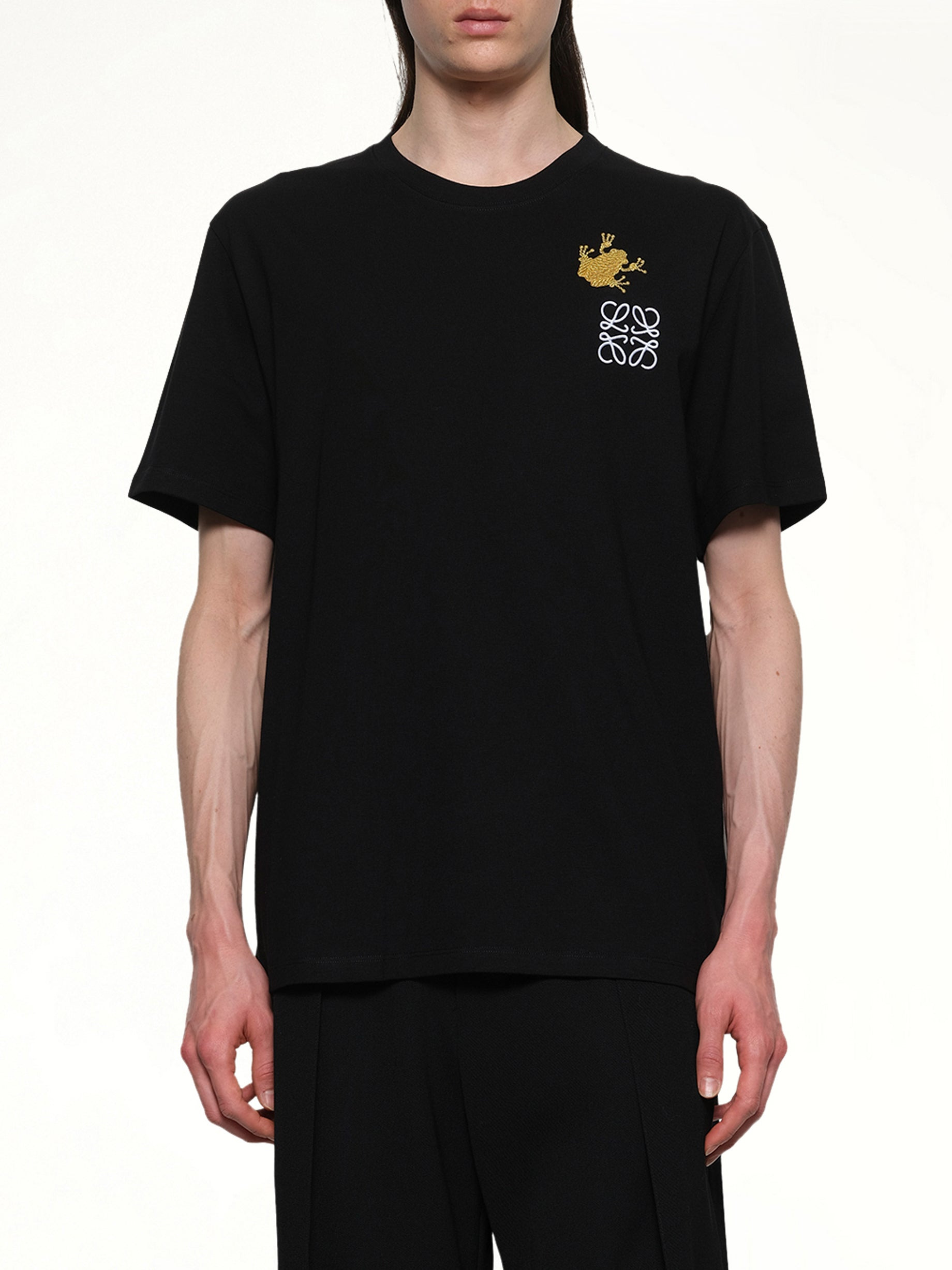 Frog Relaxed Fit T-Shirt in Black - 6