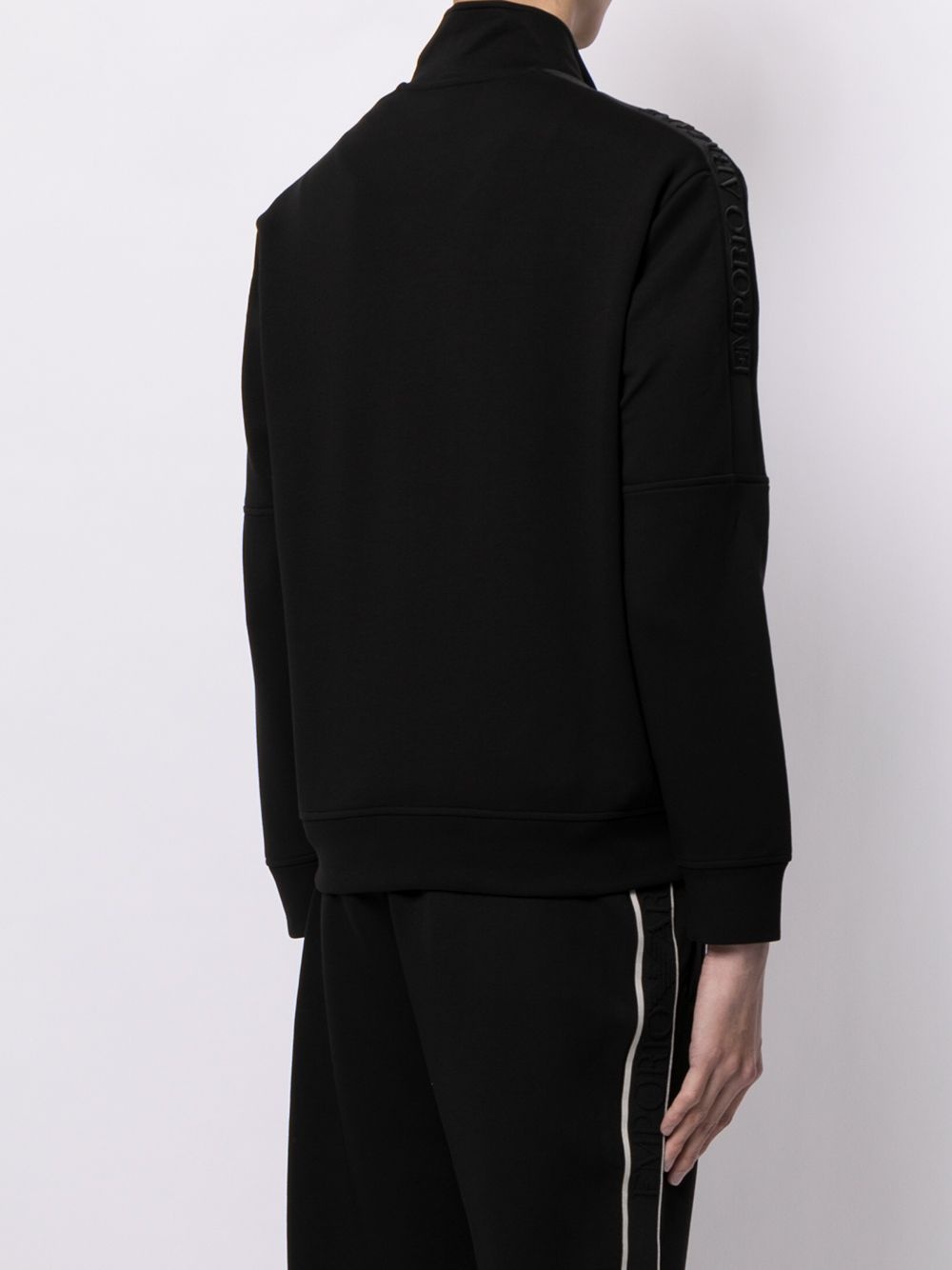 stand-collar zipped jumper - 4