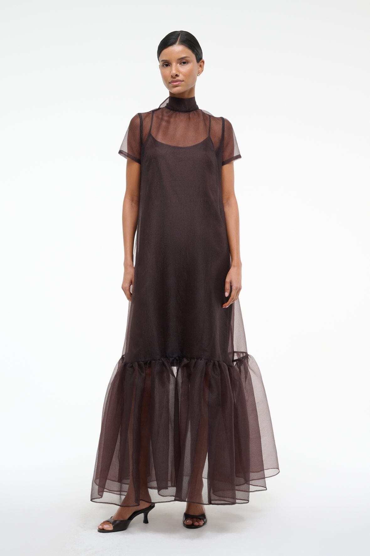STAUD CALLUNA DRESS EARTH - 5