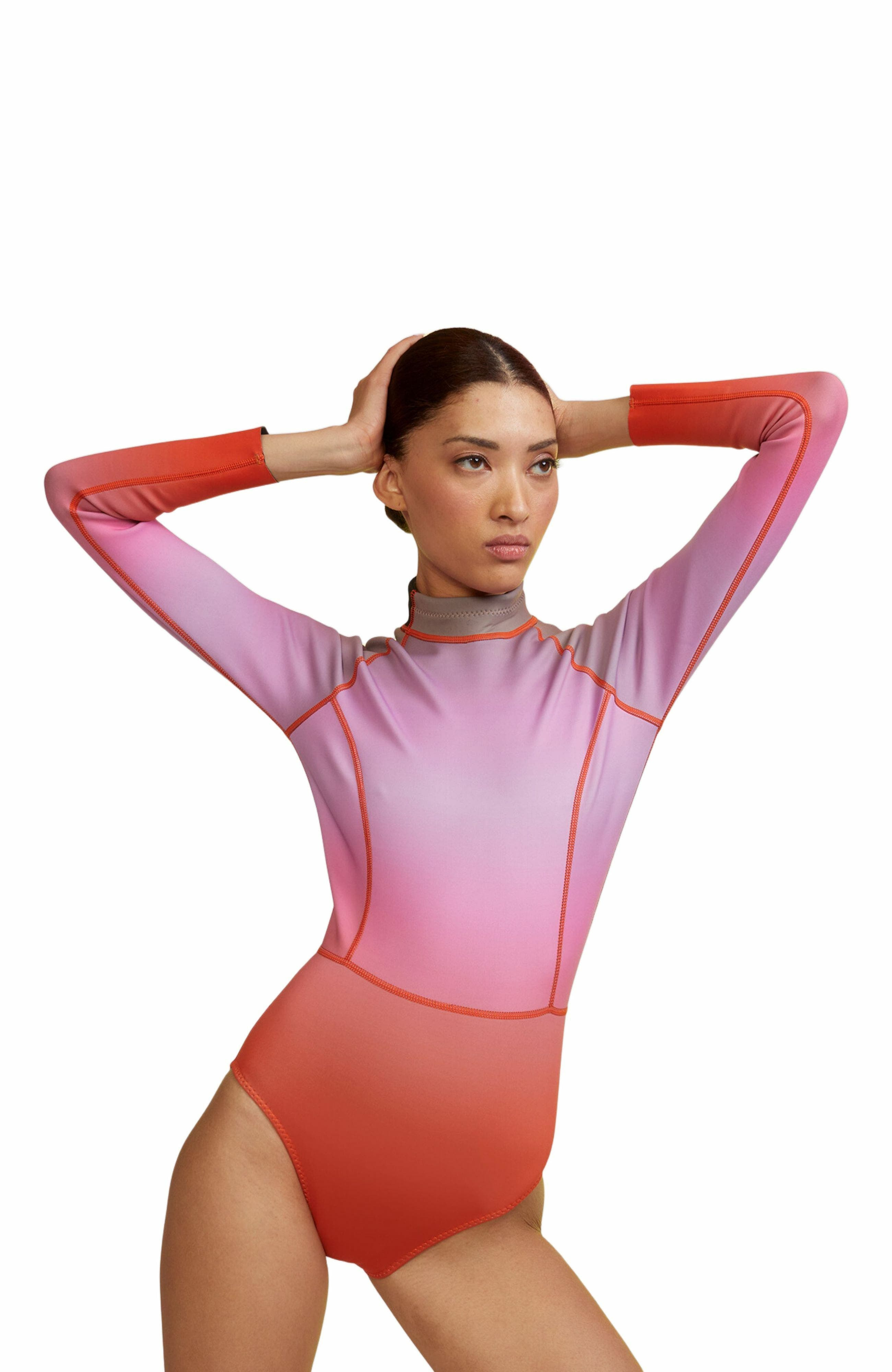 Cynthia Rowley Sunset Surf Wetsuit in Multi at Nordstrom - 3