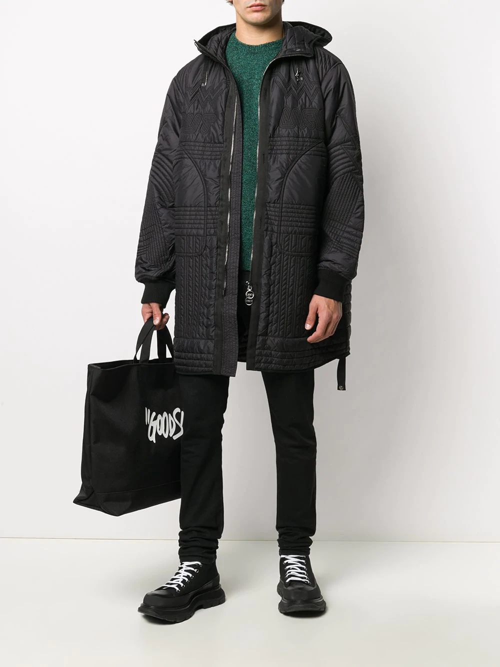 padded duffle coat - 2