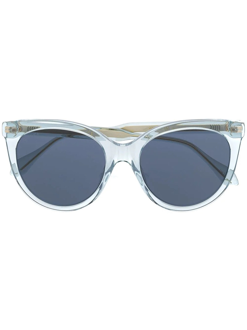 tinted cat-eye frame sunglasses 1