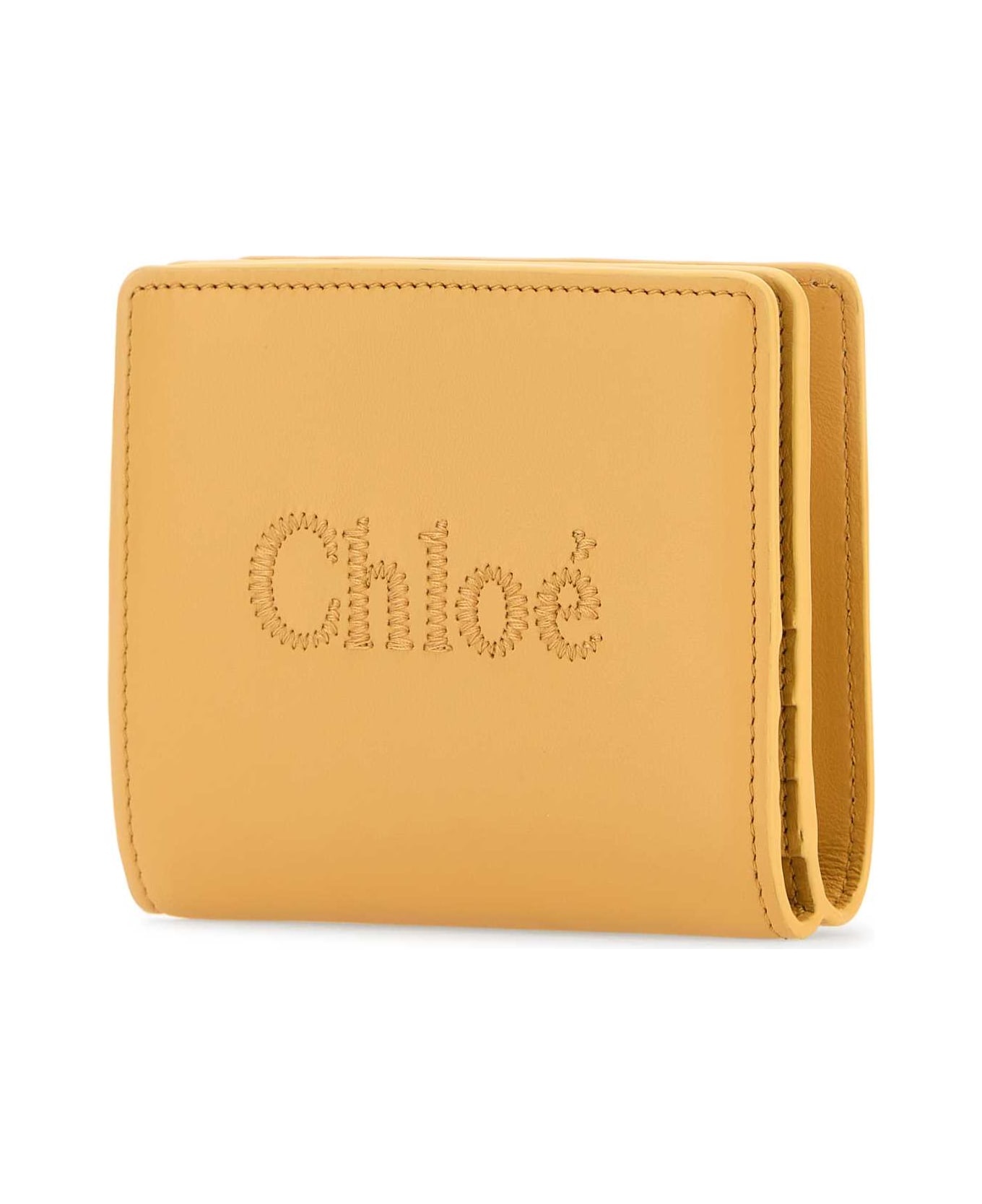 Peach Leather Wallet - 2