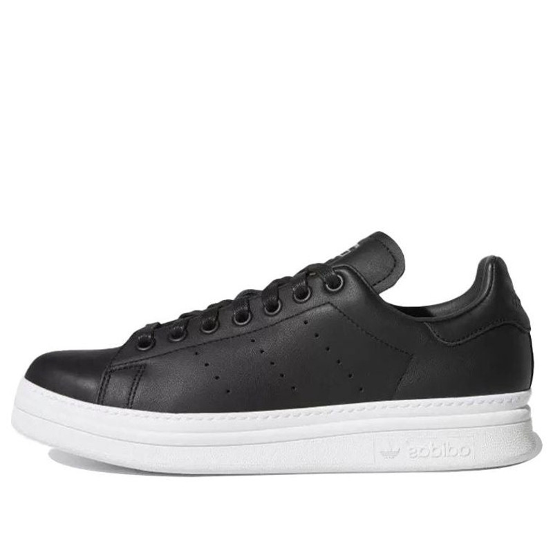 (WMNS) adidas originals Stan Smith New Bold 'Black White' B28152 - 1