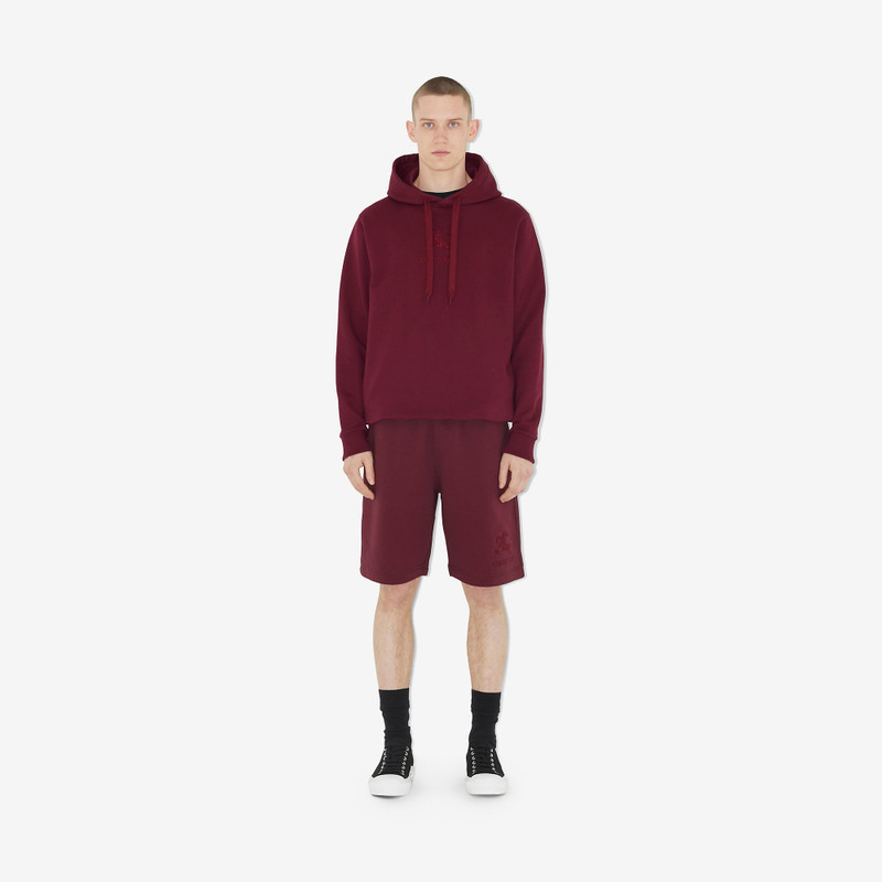 Burberry Embroidered EKD Cotton Hoodie outlook