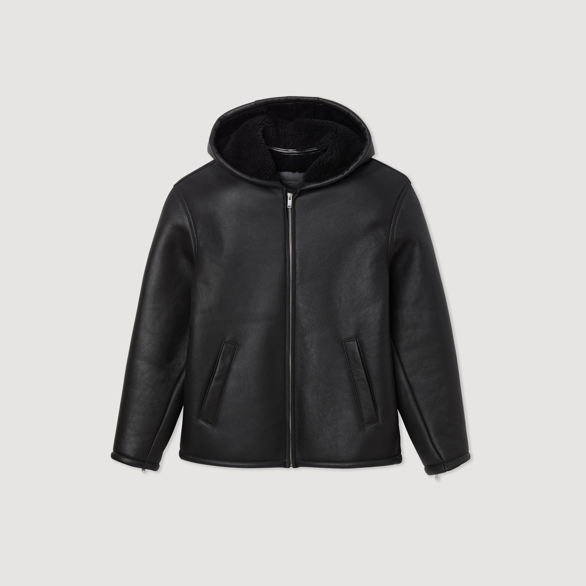 Hooded sheepskin jacket - 1