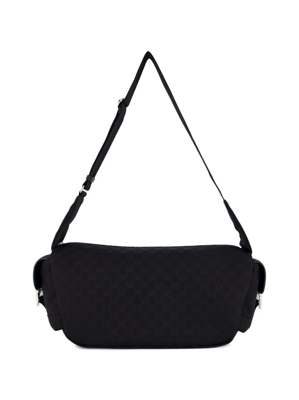 buckle pattern shoulder bag - 1