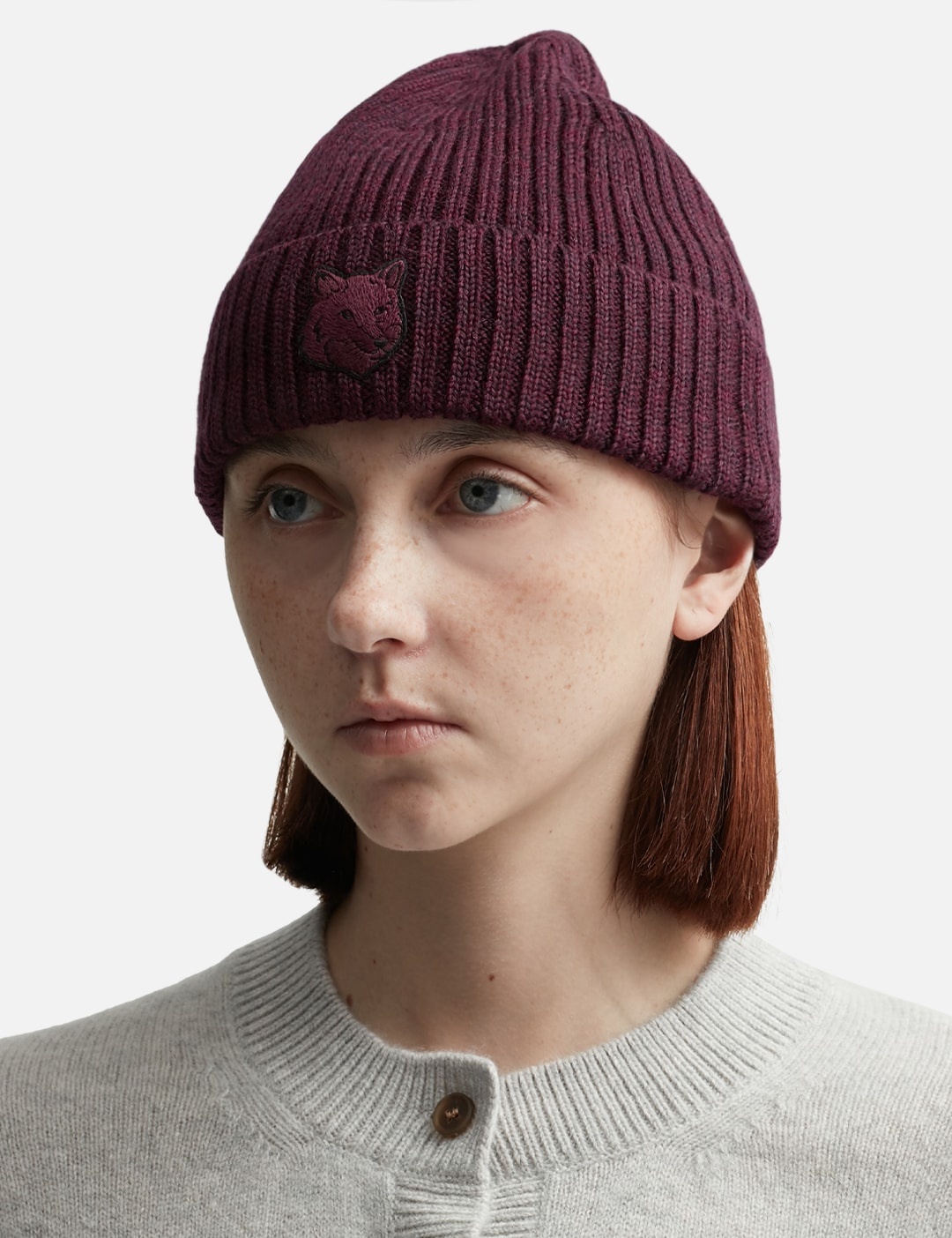 BOLD FOX HEAD BEANIE - 3