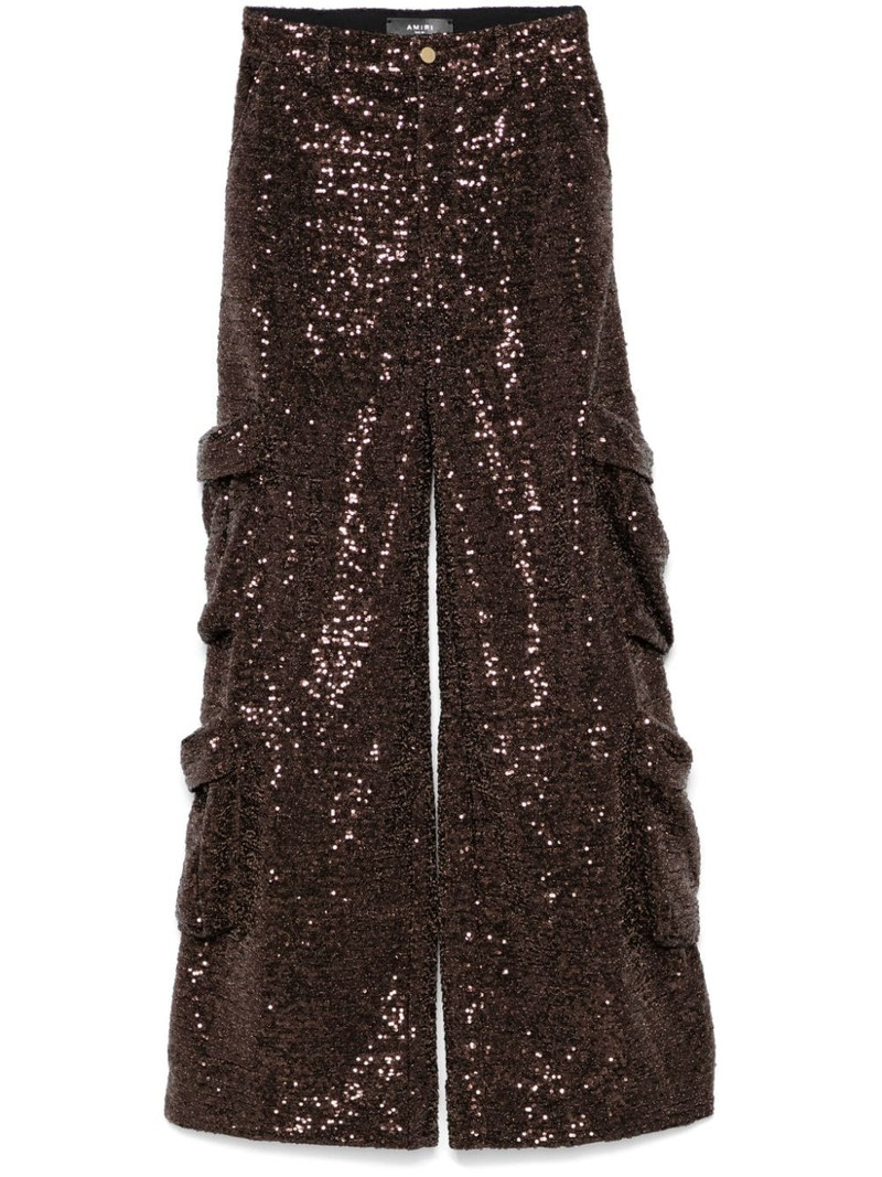 sequin cargo pants 1