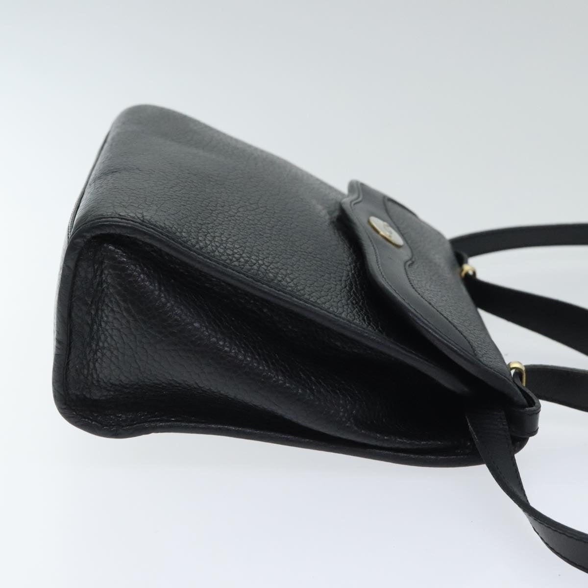 DIOR Hand Bag Leather Black Gold - 3