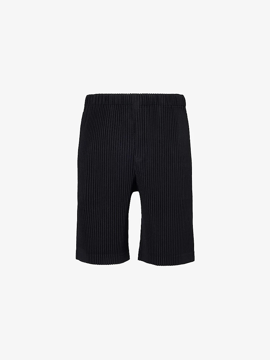 May pleated knitted shorts - 1