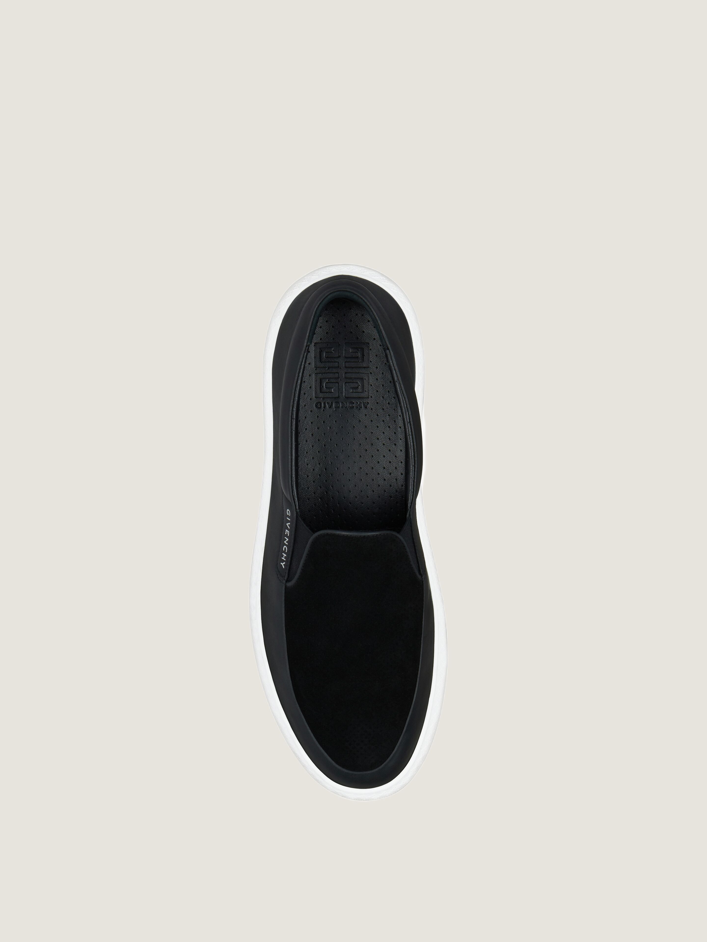 G SET SNEAKERS IN LEATHER AND PERFORATED SUEDE - 4